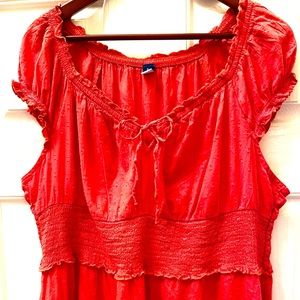Brand new Old Navy Coral Summer Dress.  XXL.